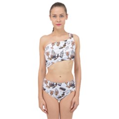 Spliced Up Two Piece Swimsuit 