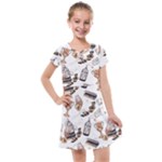 Hufflepuff Pattern Kids  Cross Web Dress