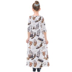 Kids  Quarter Sleeve Maxi Dress 
