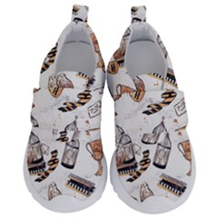 Kids  Velcro No Lace Shoes 