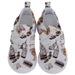 Hufflepuff Pattern Kids  Velcro No Lace Shoes