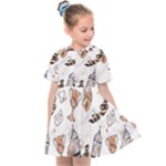 Hufflepuff Pattern Kids  Sailor Dress