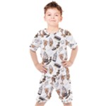 Hufflepuff Pattern Kids  Tee and Shorts Set