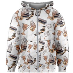 Kids  Zipper Hoodie Without Drawstring 