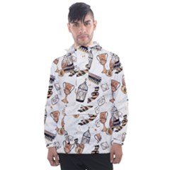 Men s Front Pocket Pullover Windbreaker 