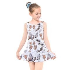 Kids  Skater Dress Swimsuit 