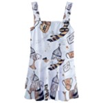 Hufflepuff Pattern Kids  Layered Skirt Swimsuit