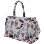 Hufflepuff Pattern Duffel Travel Bag