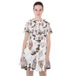 Hufflepuff Pattern Sailor Dress