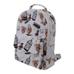 Hufflepuff Pattern Flap Pocket Backpack (Large)