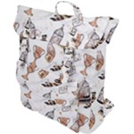 Hufflepuff Pattern Buckle Up Backpack
