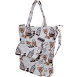 Hufflepuff Pattern Shoulder Tote Bag
