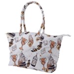Hufflepuff Pattern Canvas Shoulder Bag