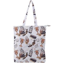 Double Zip Up Tote Bag 