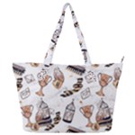 Hufflepuff Pattern Full Print Shoulder Bag