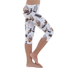 Kids  Lightweight Velour Capri Leggings  
