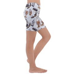 Kids  Lightweight Velour Capri Yoga Leggings 