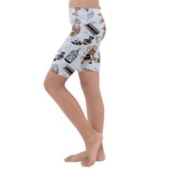 Kids  Lightweight Velour Cropped Yoga Leggings 