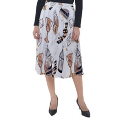 Classic Velour Midi Skirt  