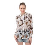 Hufflepuff Pattern Long Sleeve Chiffon Shirt