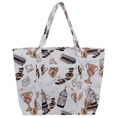 Zip Up Canvas Bag 
