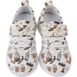 Hufflepuff Pattern Kids  Velcro Strap Shoes