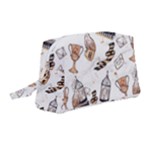 Hufflepuff Pattern Wristlet Pouch Bag (Medium)