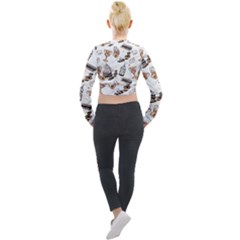 Long Sleeve Cropped Velvet Jacket 