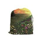 Eddie s Sunset Drawstring Pouch (Large)
