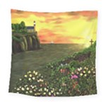Eddie s Sunset Square Tapestry (Large)