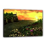 Eddie s Sunset  By Ave Hurley   Square (2) Eddie s Sunset By Ave Hurley   [stretched] Canvas 18  x 12  (Stretched)
