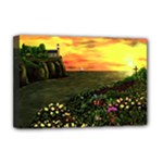 Eddie s Sunset  By Ave Hurley   Square (2) Eddie s Sunset By Ave Hurley   [stretched] Deluxe Canvas 18  x 12  (Stretched)