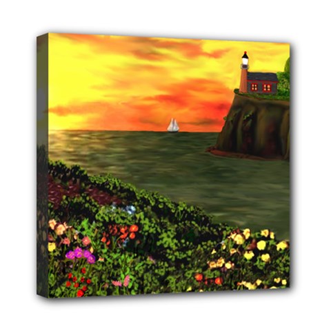 Eileen s Sunset Mini Canvas 8  x 8  (Stretched) from ArtsNow.com