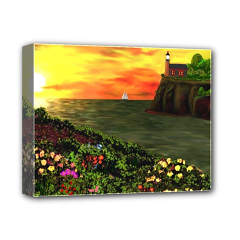 Eileen s Sunset Deluxe Canvas 14  x 11  (Stretched) from ArtsNow.com
