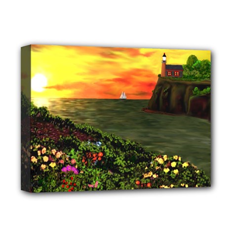 Eileen s Sunset Deluxe Canvas 16  x 12  (Stretched)  from ArtsNow.com