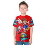 MARIO ODYSSEY Unisex Kid s Custom Made T-Shirt  SIZE12 Kids  Cotton Tee