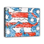 Coat Of Arms Of Thuringia Canvas 10  x 8  (Stretched)