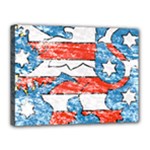 Coat Of Arms Of Thuringia Canvas 16  x 12  (Stretched)