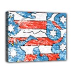 Coat Of Arms Of Thuringia Deluxe Canvas 20  x 16  (Stretched)