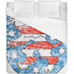 Coat Of Arms Of Thuringia Duvet Cover (California King Size)