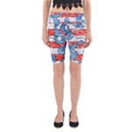 Coat Of Arms Of Thuringia Yoga Cropped Leggings