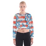 Coat Of Arms Of Thuringia Cropped Sweatshirt