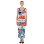 Coat Of Arms Of Thuringia Fitted Maxi Dress