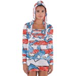 Coat Of Arms Of Thuringia Long Sleeve Hooded T-shirt
