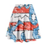 Coat Of Arms Of Thuringia High Waist Skirt