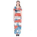 Coat Of Arms Of Thuringia Short Sleeve Maxi Dress