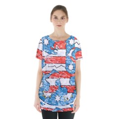 Skirt Hem Sports Top 
