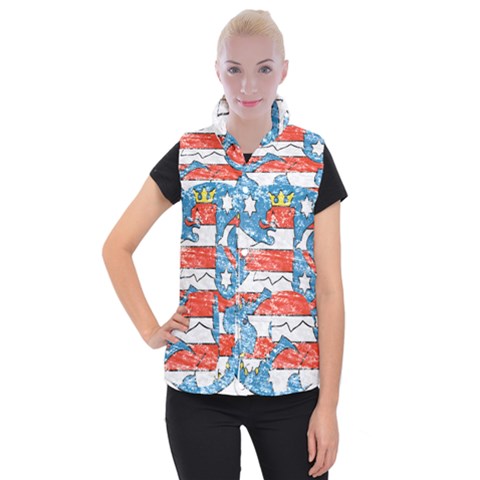Coat Of Arms Of Thuringia Women s Button Up Vest from ArtsNow.com