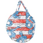 Coat Of Arms Of Thuringia Giant Round Zipper Tote