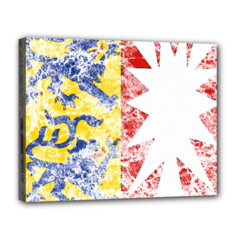 Coat Of Arms Of Schleswig Holstein Canvas 14  x 11  (Stretched) from ArtsNow.com